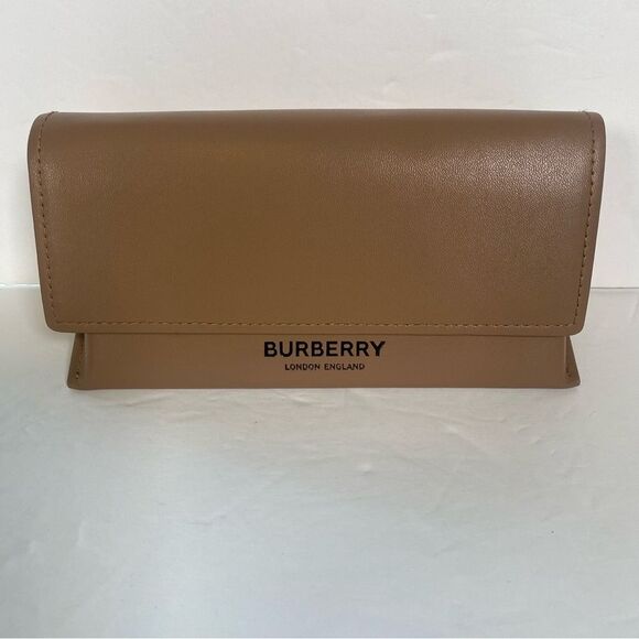 Burberry London Tan Color Eyeglass Case - Picture 1 of 9